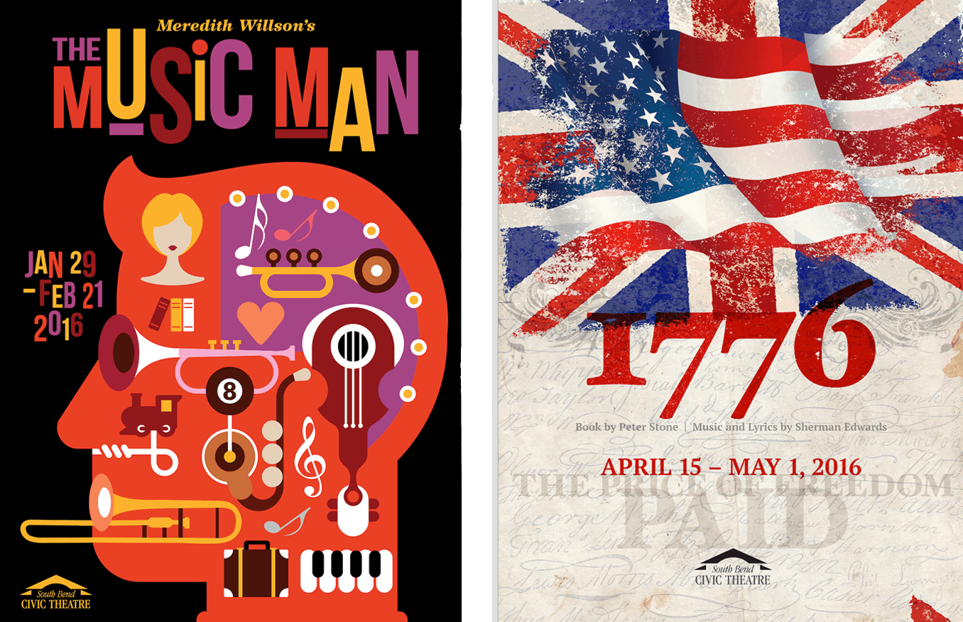 South Bend Civic Theatre <strong>Show Posters</strong>